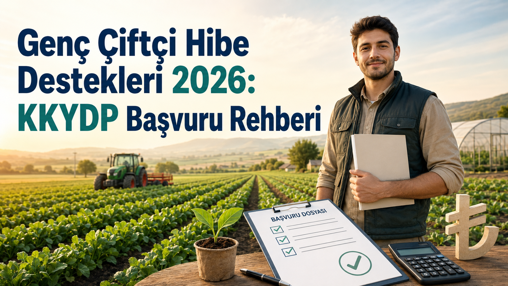 Genç Çiftçi Hibe Destekleri 2026: KKYDP Başvuru Rehberi